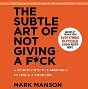 sthe subtle art of not giving a f*ck mark manson