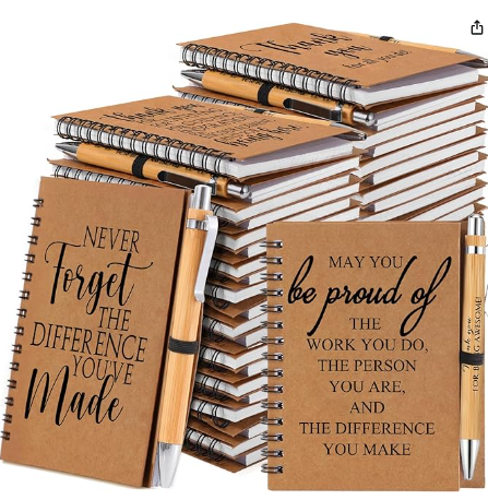 Spiral Notebooks Sets Thank You Gifts Inspirational Journals 